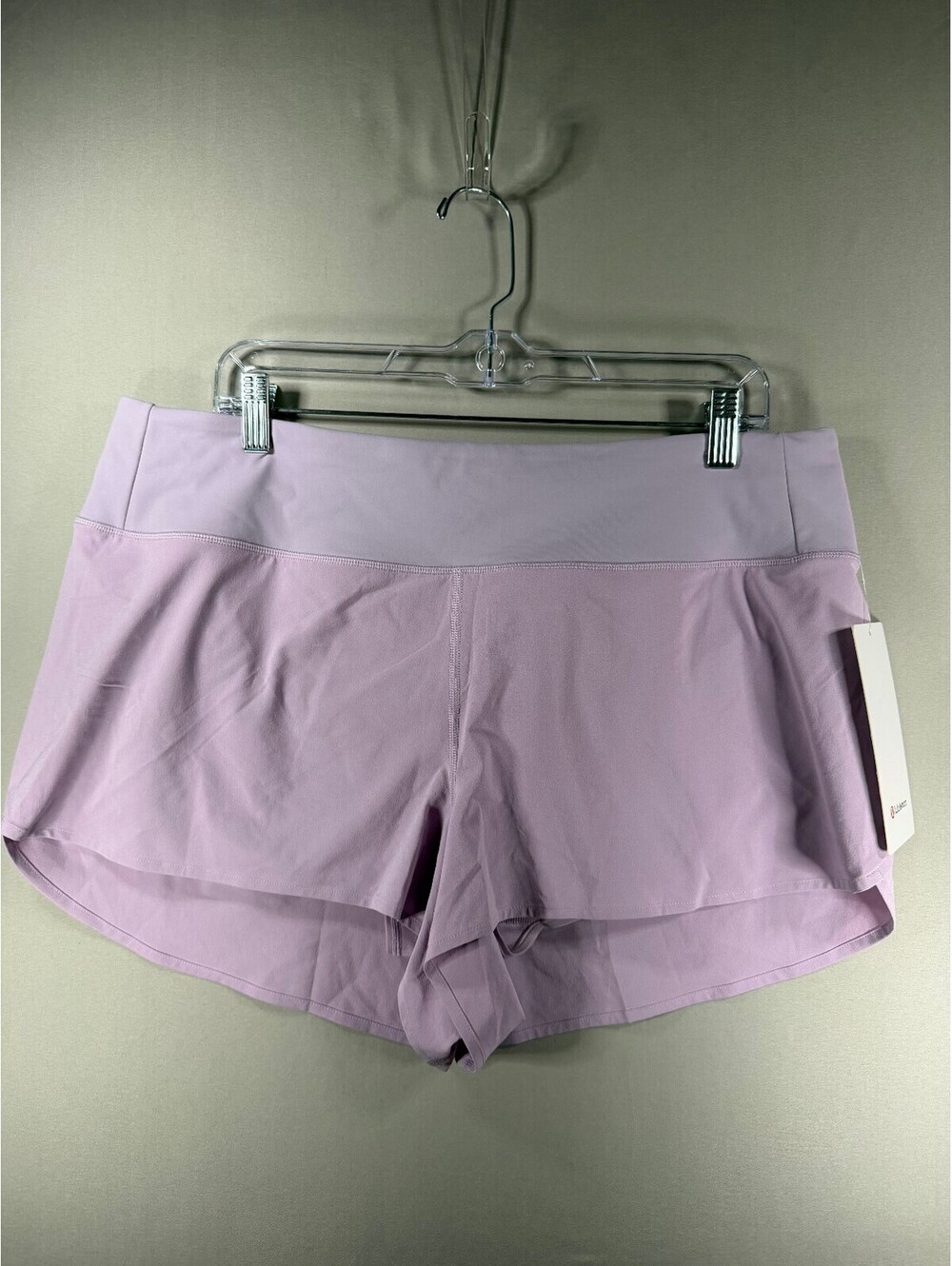Lululemon Speed Up HR Short 2.5" Mesh Vent Running Shorts XL Lilac Play NWT
